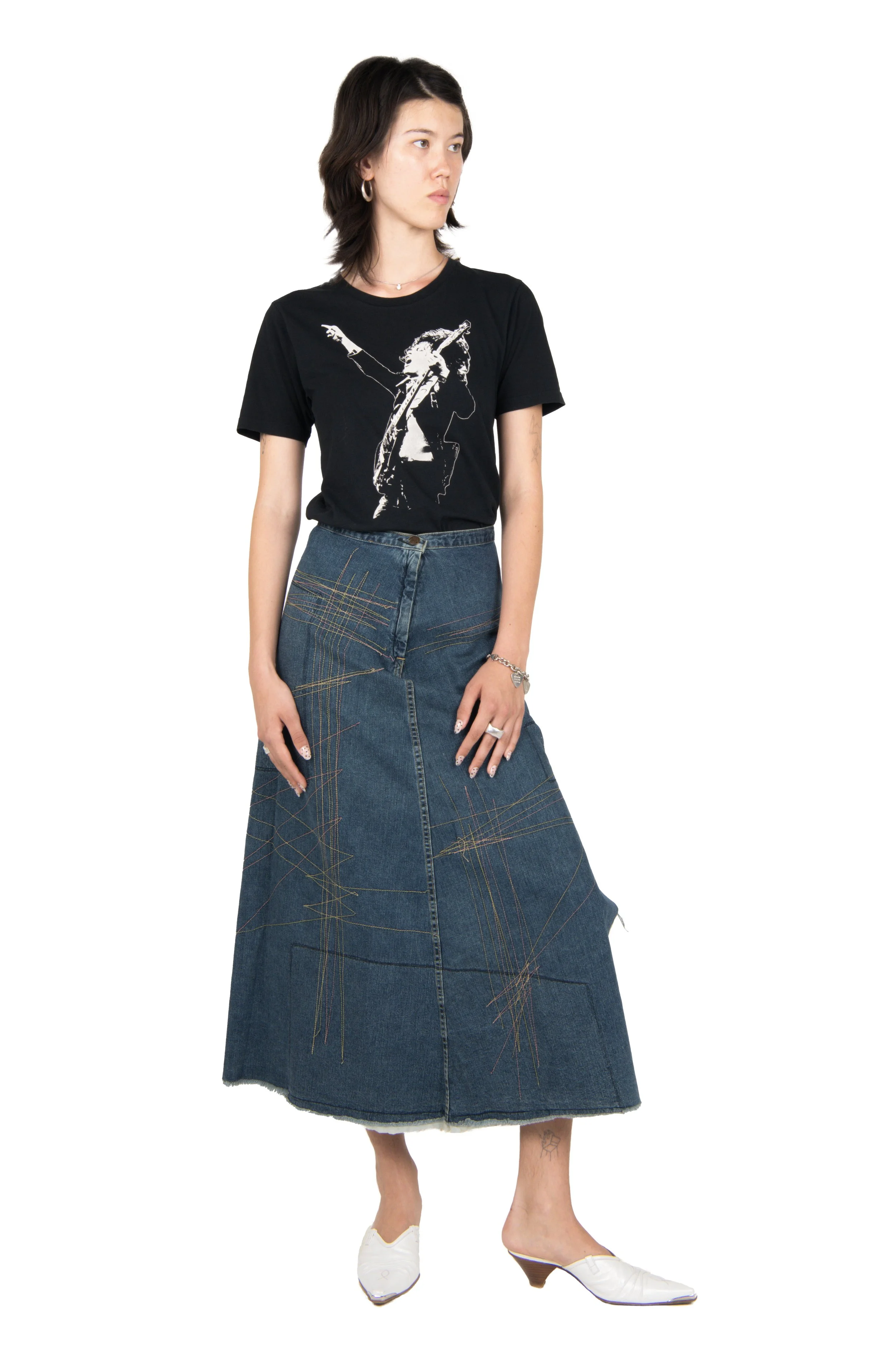 スカート Hysteric Glamour 00s Leather Long Skirt Amazon.com: Ginasy High Waisted Faux Leather Skirts for